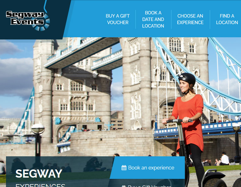 Segway Events - Homepage